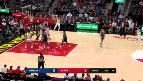 【NBA集锦】4号秀亨特外线虚晃一枪 急停中投命中首分