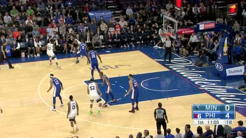 【NBA集錦】開場就來一記下馬威！西蒙斯空接雙手重扣