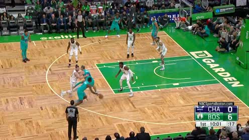【NBA集锦】能让你一直欺负？科迪转身抛投打进精准反击