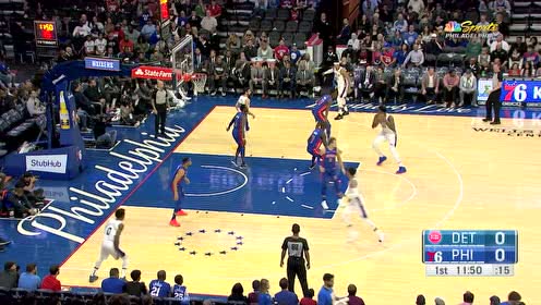 【NBA集锦】面对梅克予取予求 大帝开场火热连取4分