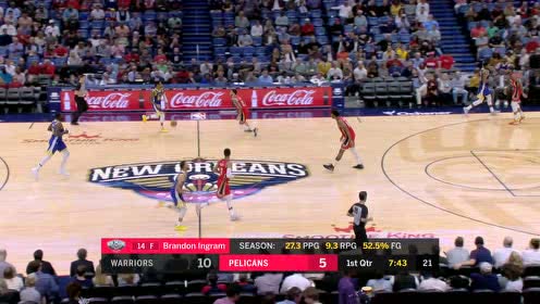 【NBA集錦】手感找到了！英格拉姆翻身跳投穩(wěn)穩(wěn)命中1