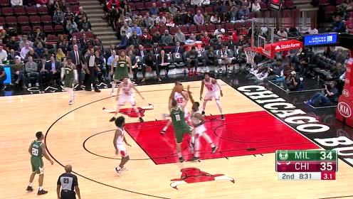 【NBA集錦】金雞獨(dú)立后仰跳投 大洛佩茲秀出新技能