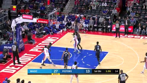 【NBA集锦】德里克罗斯极限挑起传球 肯纳德不负众望三分稳稳命中
