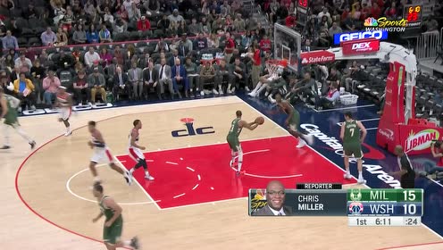 【NBA集錦】比爾接隊(duì)友妙傳 水中撈月反手上籃打進(jìn)
