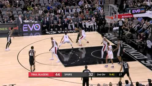 【NBA集錦】懷特塞德補(bǔ)防也是徒勞 德羅贊籃下背打2+1到手