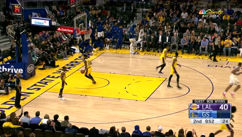 【NBA集锦】这才是熟悉的勇士 格林连续策动快攻掀起反击风暴