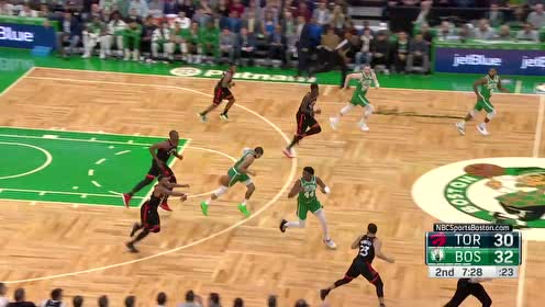 【NBA集錦】威廉姆斯大手搶斷 回傳塔圖姆上籃得手