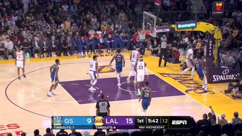 【NBA集锦】干得漂亮！格林突破上篮难防浓眉飞身血帽