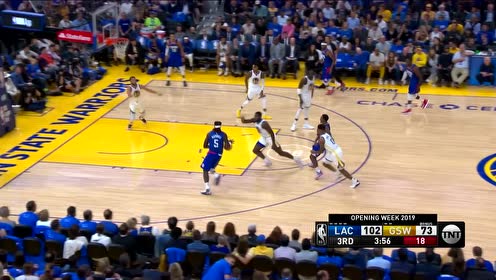 【NBA集锦】已玩嗨!哈雷尔挂筐劈扣蹂躏勇士