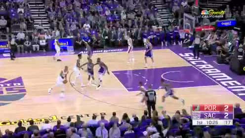 【NBA集錦】胡德面對(duì)防守毫無(wú)壓力 弧頂高難度三分命中