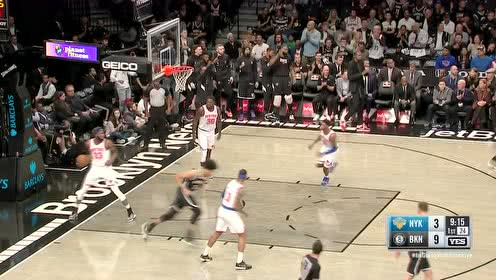 【NBA集錦】勒韋爾找準(zhǔn)角度穿透人墻 艾倫心有靈犀暴起砸扣