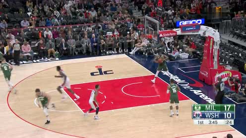 【NBA集錦】八村塁頂著防守 底角三分出手穩(wěn)穩(wěn)命中