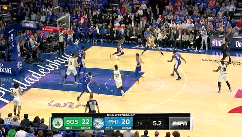 【NBA集錦】張手就來 塔圖姆三分大雨猛澆76人