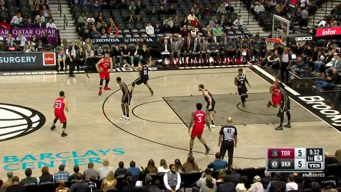 【NBA集锦】范乔丹独领风骚连取5分 欧文艾伦不逞多让迅速回击