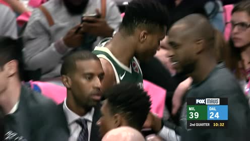 【NBA集錦】心疼籃筐15秒 字母哥撿到皮球直殺內(nèi)線暴力虐筐