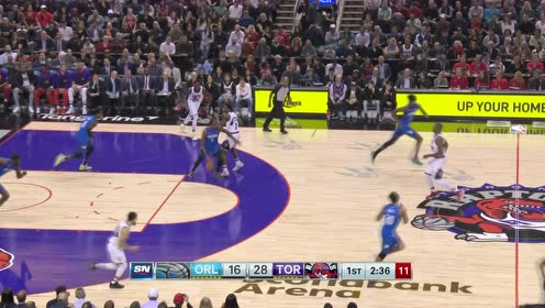 【NBA集锦】能投能扣!阿米奴抢断助飞艾萨克反击暴扣