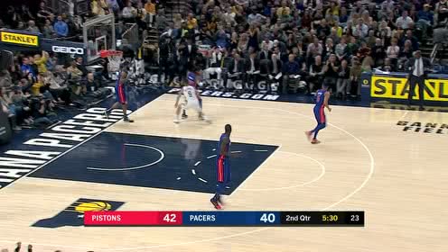 【NBA集锦】能里能外太全面 特纳三分幸运颠进