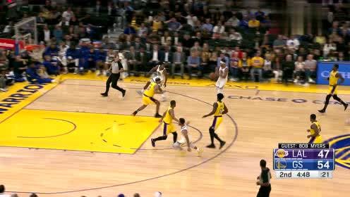 【NBA集锦】反击流畅又犀利 李快攻分球罗宾逊三世命中底角三分