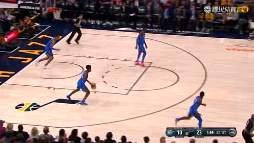 【NBA集錦】這是在空中又踏了一步？穆迪埃反擊對(duì)抗上籃命中