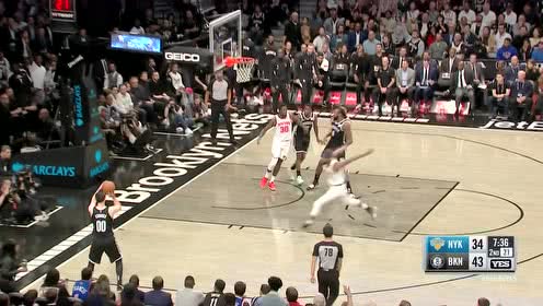 【NBA集錦】勒韋爾與庫魯斯合力將球斷走 后者外線開炮一箭穿心