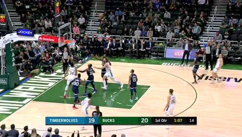 【NBA集锦】字母哥突破分球帮队友吸引仇恨 康诺顿空位三分手拿把攥