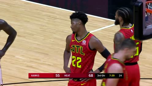 【NBA集錦】強(qiáng)硬與靈巧并存 巴特勒反擊無(wú)懼防守巧打2+1