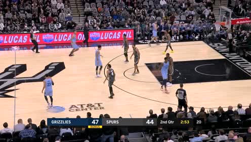 【NBA集锦】德罗赞长驱直入上篮得手 琼斯中距离稳稳命中