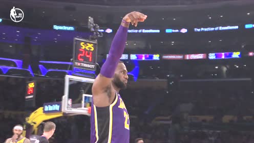 【NBA集锦】全力詹火力全开 无惧防守强打2加1