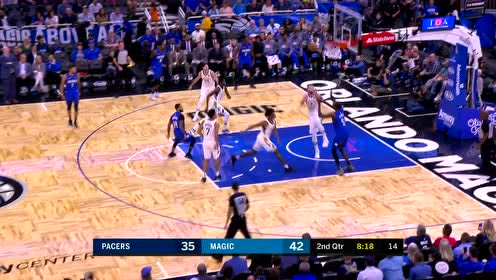 【NBA集錦】面對夾擊思路清晰 班巴巧妙勾手兩分入賬