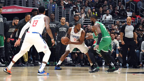 【NBA集锦】莱昂纳德与乔治终于合体!开场各中1记三分