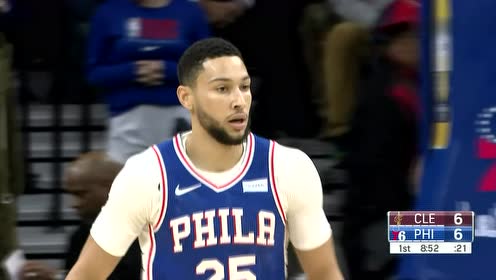 【NBA集錦】復(fù)出之后狀態(tài)生猛 西蒙斯高難度后仰迎射奧斯曼