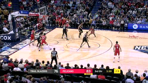 【NBA集錦】高難度的一球 摩爾后撤步投籃打板命中