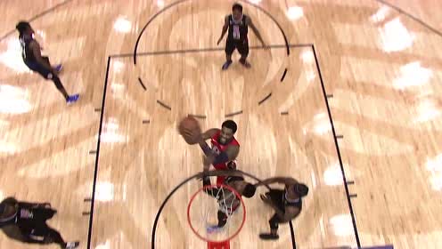 【NBA集錦】威廉姆斯與費(fèi)沃斯的好配合 擋拆下順打進(jìn)2+1