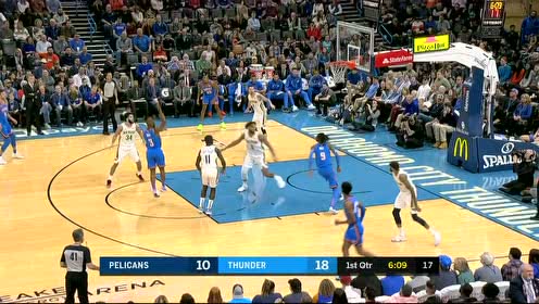 【NBA集錦】事情沒那么簡單！保羅直奔罰球線高拋妙傳諾埃爾雙手掛筐