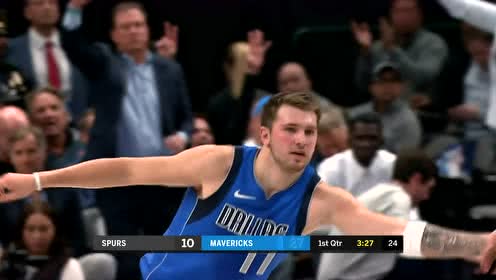 【NBA集錦】隨便投無死角 東契奇手感火熱連得8分