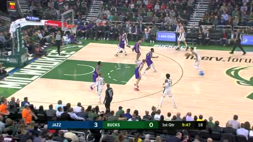 【NBA集錦】一步過掉三個(gè)人 字母哥大步流星輕松上籃