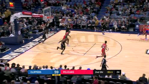 【NBA集錦】無(wú)人防守可還行 霍勒迪單刀直入輕取兩分