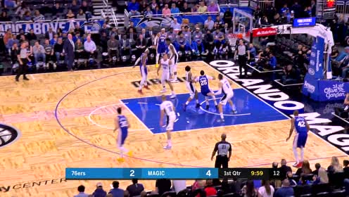 【NBA集锦】理查德森高抛连线西蒙斯 篮下跳起把球点进