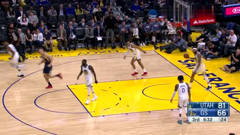 【NBA集锦】谁还不会投三分咋的?康利怒了原地晃开拉塞尔迎射三分
