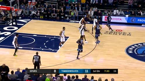 【NBA集錦】冷酷殺手出動(dòng) 維金斯弧頂冷血三分毫不手軟