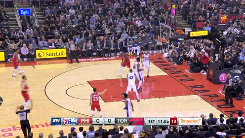 【NBA集錦】開場毫不手軟 范喬丹外線開刀三分穿網(wǎng)