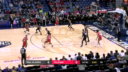 【NBA集錦】這球難度真大！ 霍勒迪單打后撤步三分