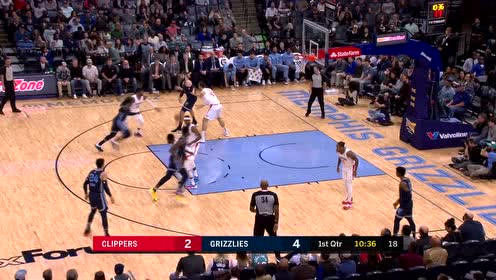 【NBA集錦】默契的傳切配合 瓦蘭策應(yīng)助攻克勞德空切上籃