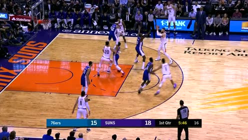 【NBA集锦】最美丽的意外 卢比奥撒手锏布克接锏有幸砍中篮筐
