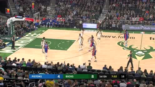 【NBA集錦】盡顯暴力美學(xué) 布萊德索助攻字母哥空接怒扣