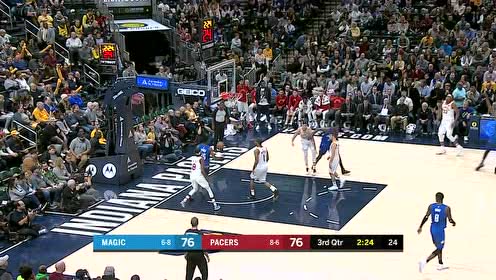 【NBA集錦】實(shí)現(xiàn)完美反超 班巴外線犀利三分射大雕