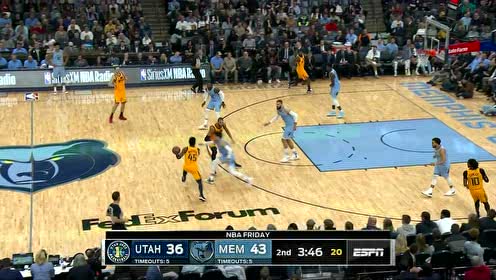 【NBA集錦】是時候站出來了！米切爾直殺內(nèi)線飛身拋射制裁灰熊
