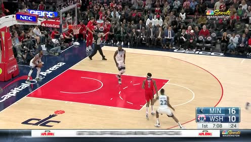 【NBA集錦】吉昂雖然扇飛比爾上籃 但八村塁中投及時止損