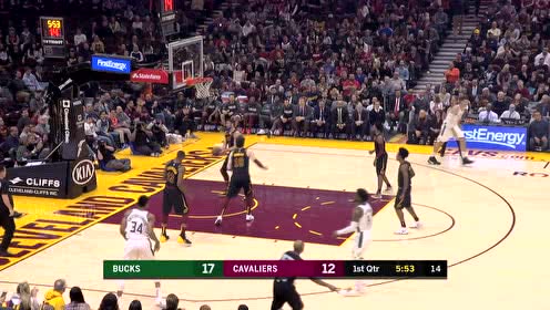 【NBA集錦】能里能外手感火熱 字母哥空位三分穩(wěn)穩(wěn)命中
