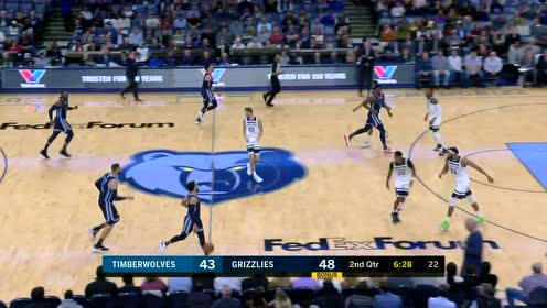 【NBA集锦】手感已经火热 唐斯外线犀利三分抬手就有